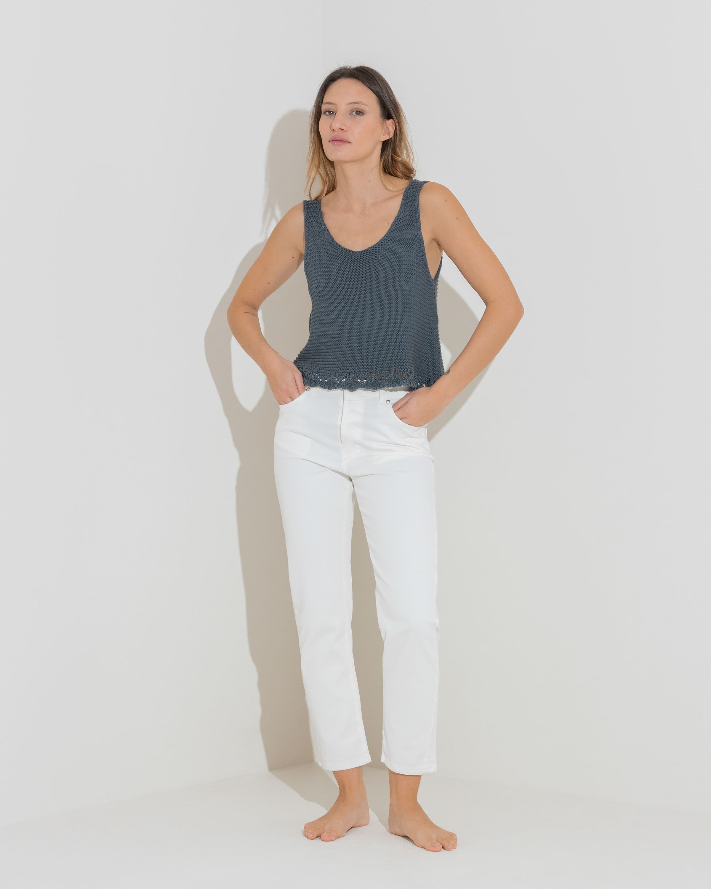 Pantalone 23424 Hope bianco 01