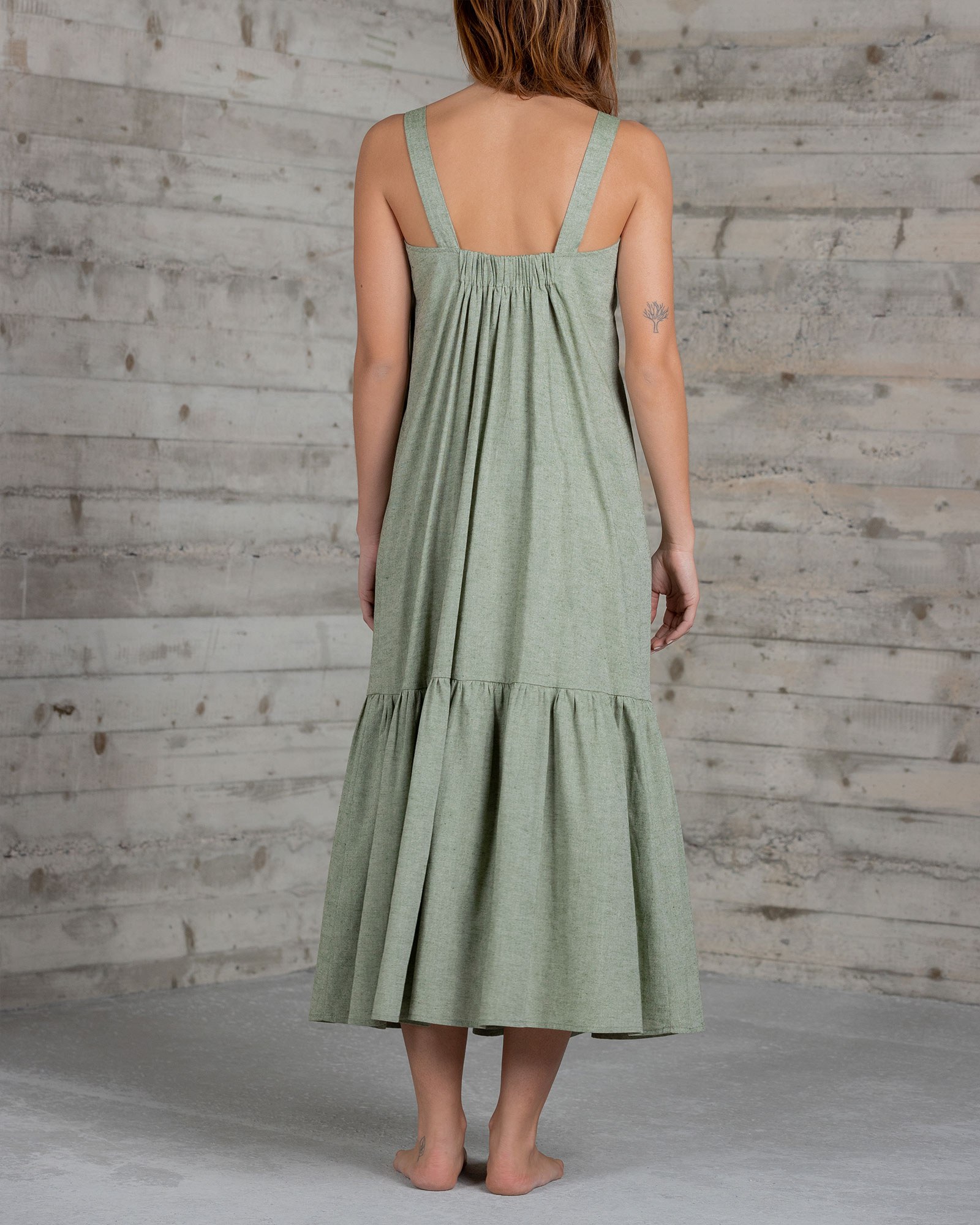 Vestito 23216 nr 215 verde 04