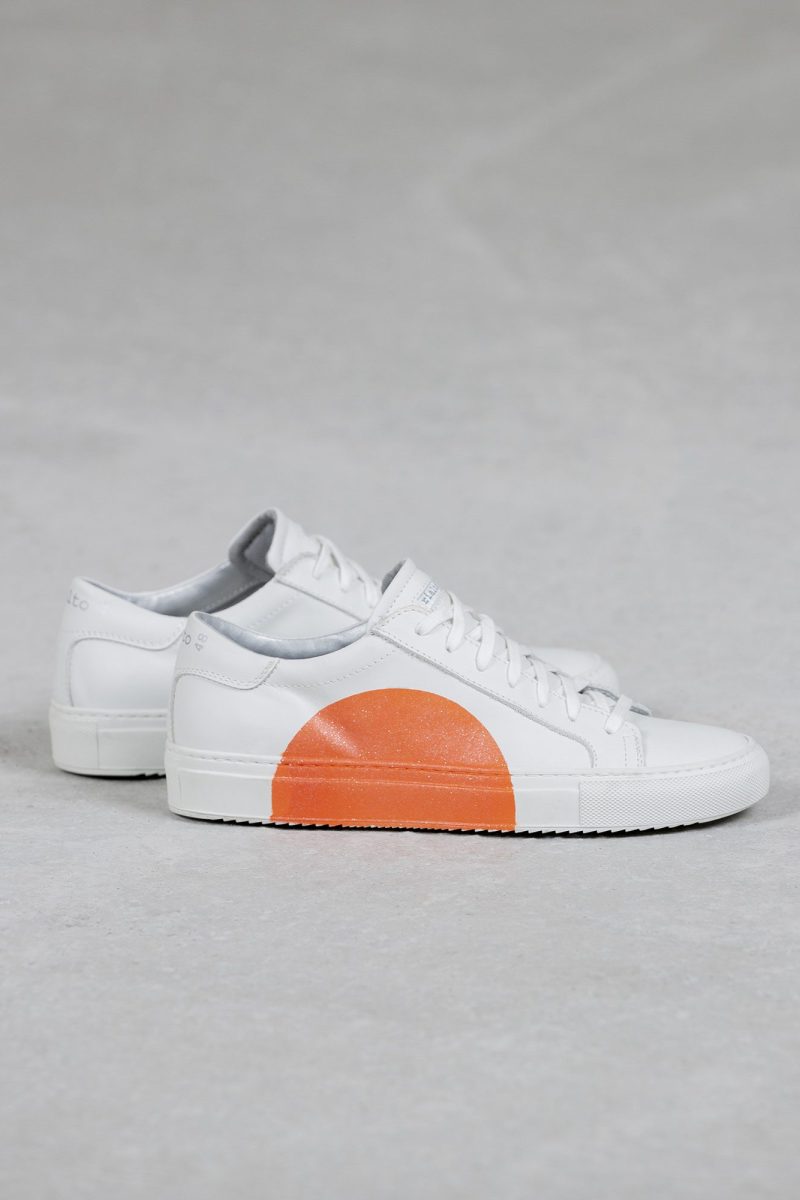 Sneakers 1023 arancio fluo 01