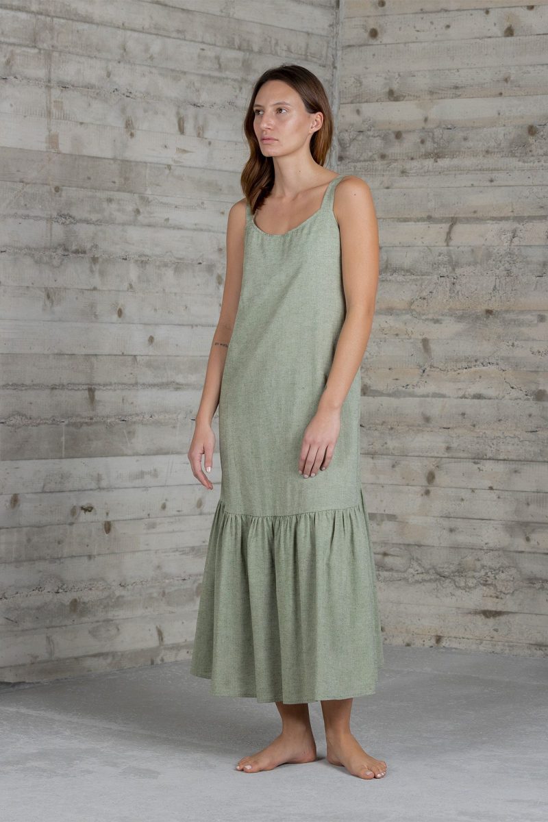 Vestito 23216 nr 215 verde 01