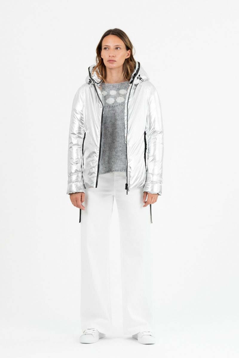 Piumino 22609 nr 159 argento 1 1