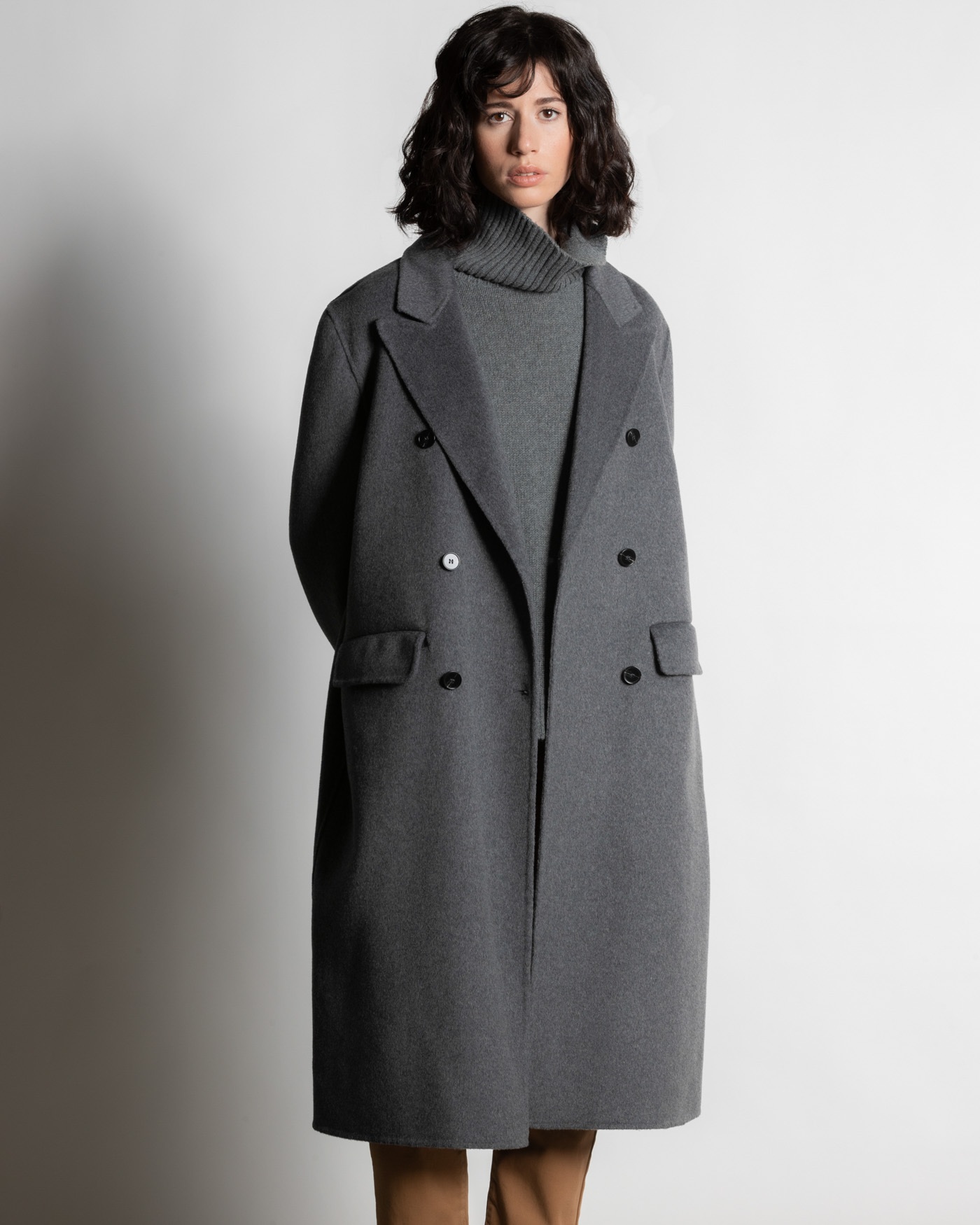 Cappotto ninfea 24606 grigio medio 2