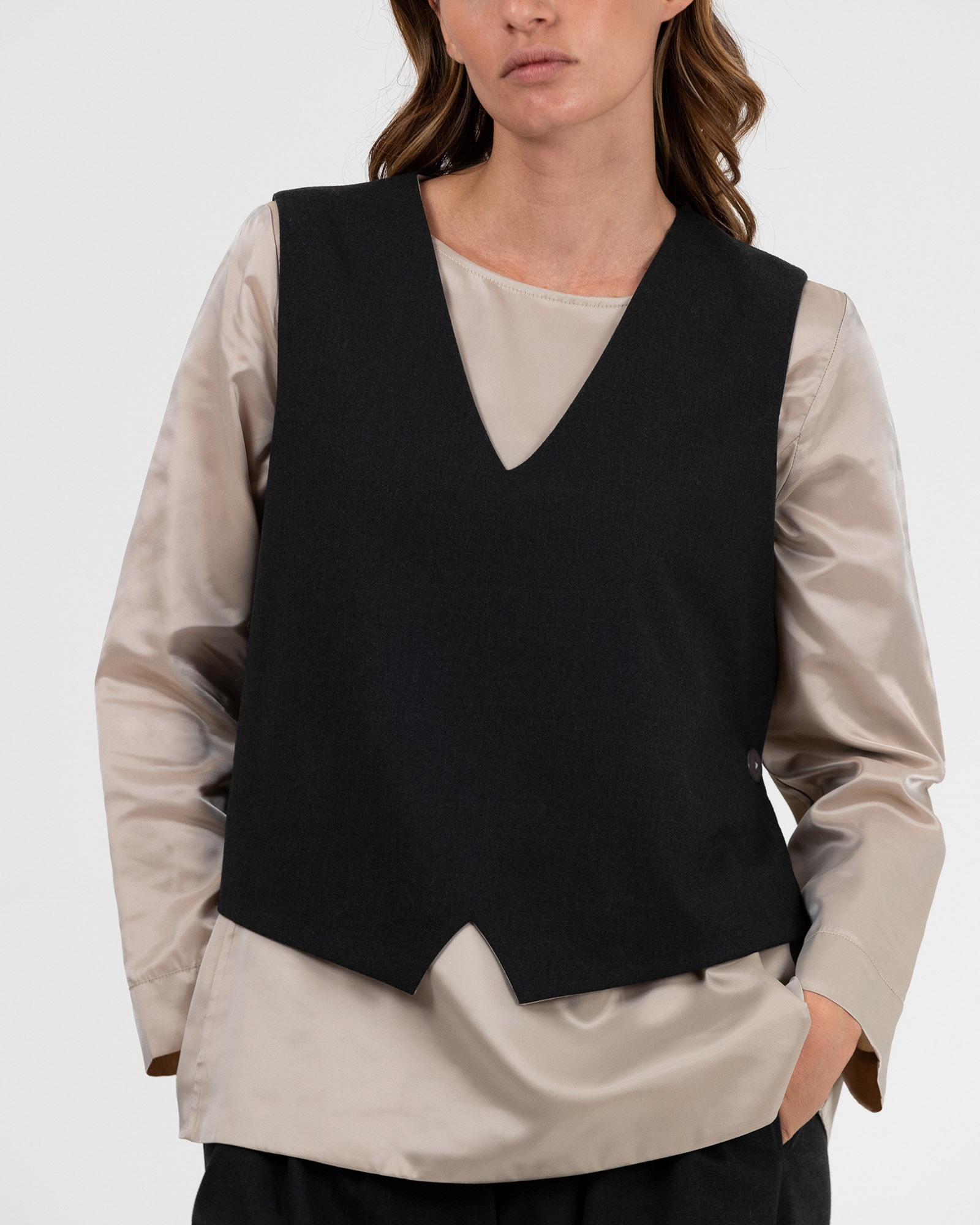 Gilet 23803 nr 360 antracite sabbia 2 1