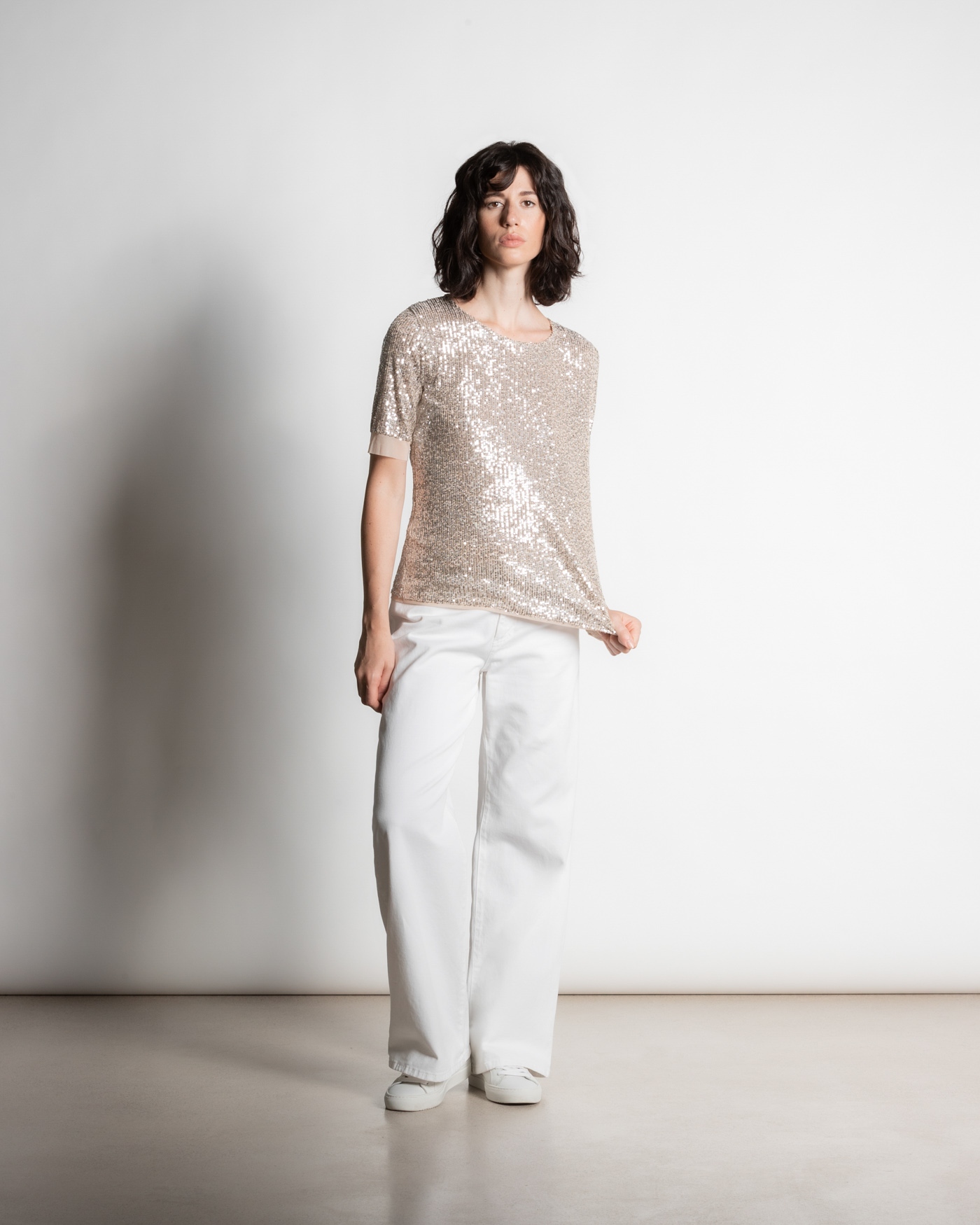 Rialto 48 T-SHIRT CON PAILLETTES